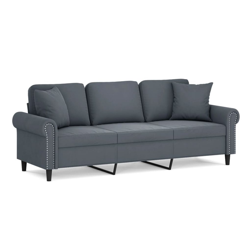 DOTMALL 3-Sitzer mit Zierkissen, Polstersofa, Metallgestell,Sitzbreite: 180 cm von DOTMALL