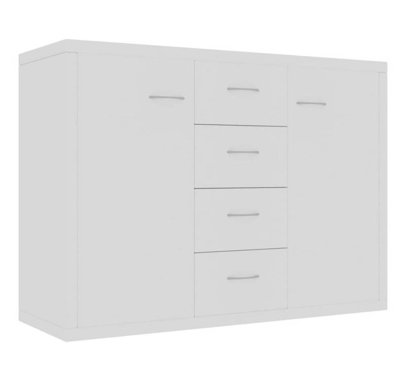 DOTMALL Anrichte Sideboard Weiß 88x30x65 cm Holzwerkstoff von DOTMALL