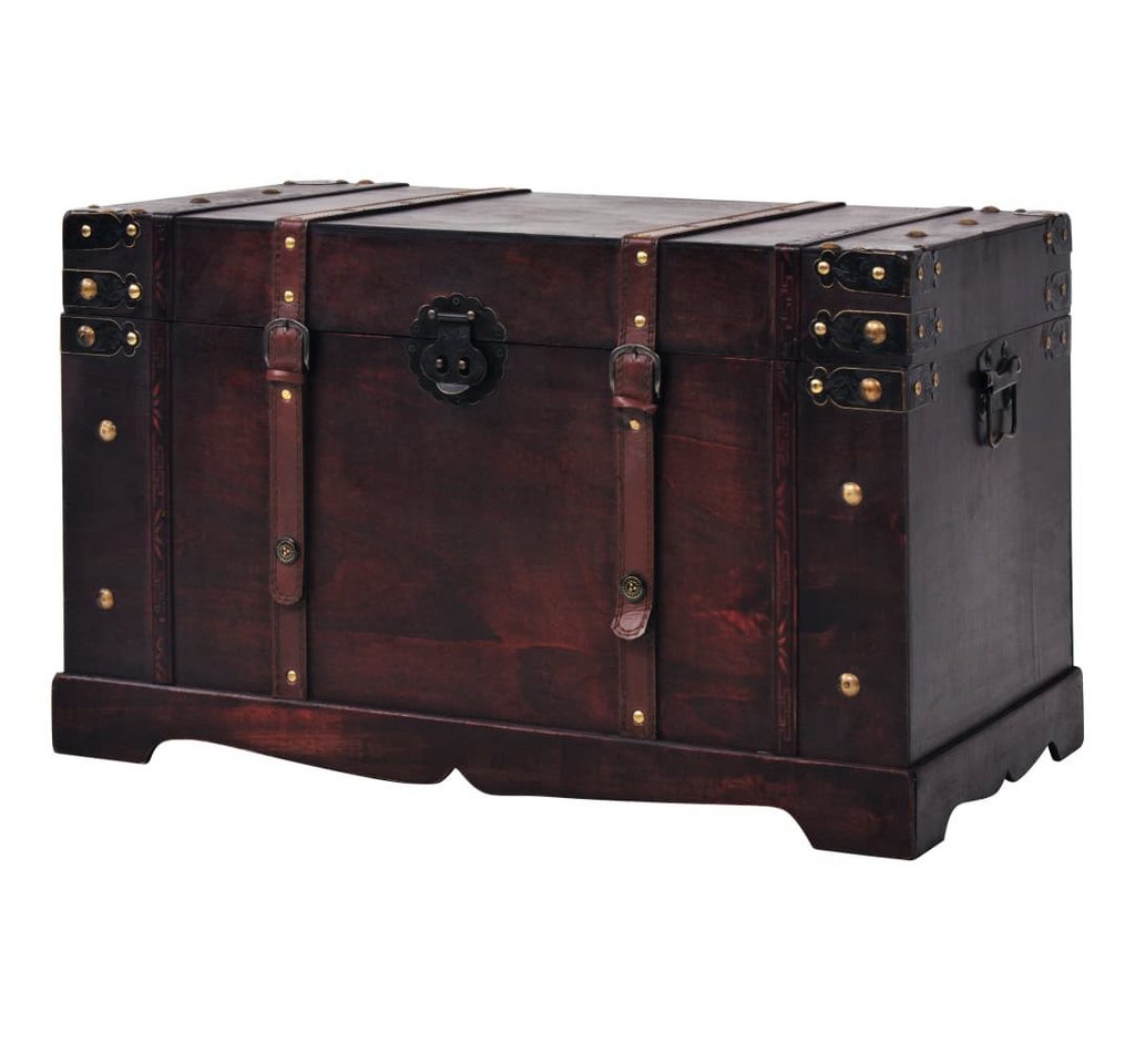 DOTMALL Aufbewahrungsbox Vintage Schatztruhe Holz 66 x 38 x 40 cm DOTMALL Aufbewahrungsbox Vintage Schatztruhe Holz 66 x 38 x 40 cm von DOTMALL