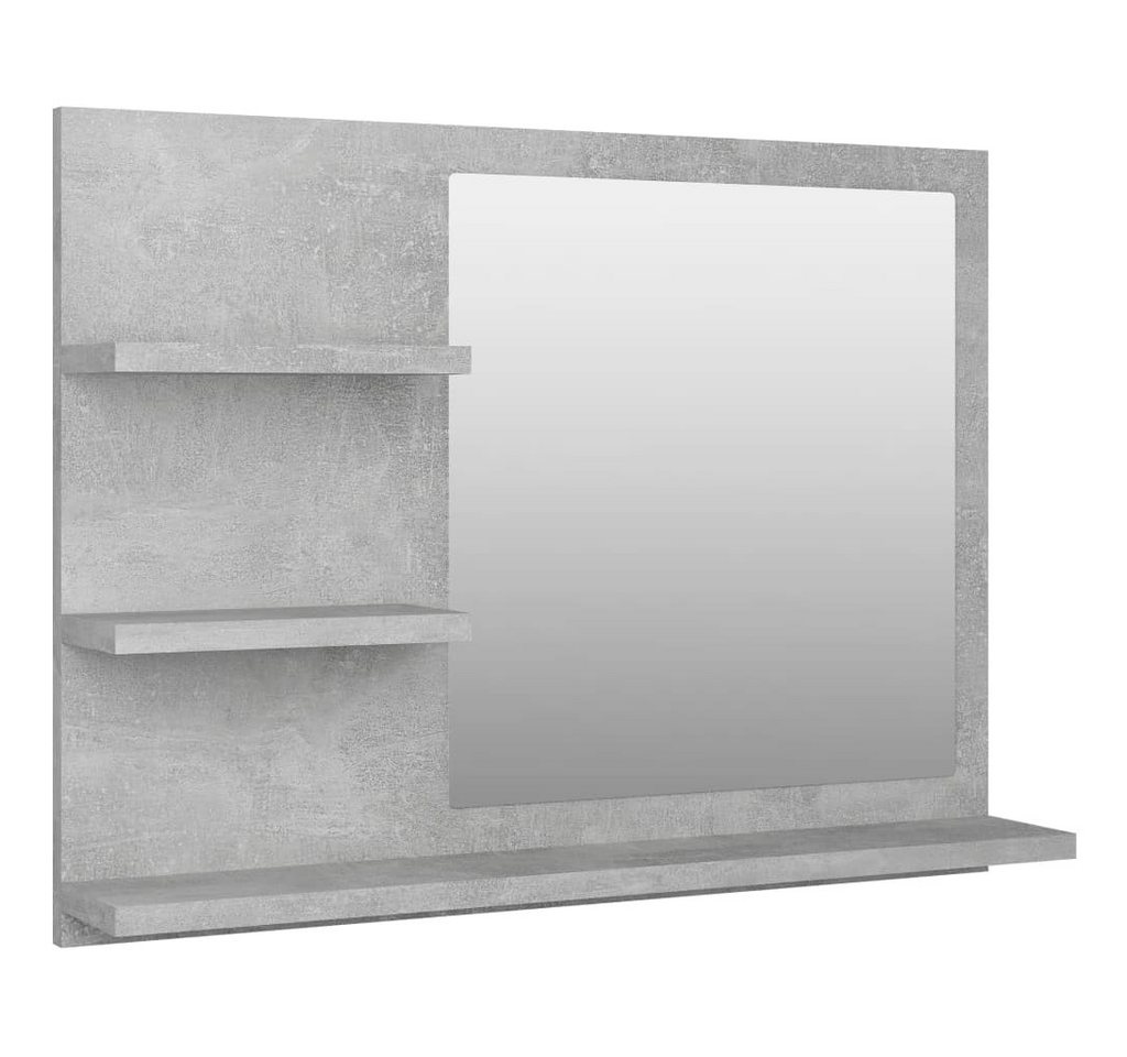 DOTMALL Badspiegel Badspiegel Betongrau 60x10,5x45 cm Holzwerkstoff von DOTMALL