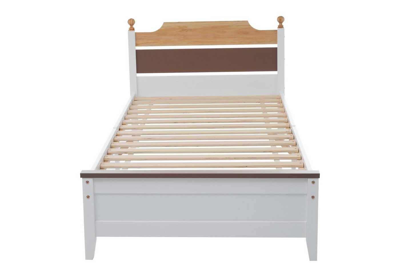 DOTMALL Bett Einzelbett, Holzbett, Jugendbett, Erwachsenenbett, 90x200 cm von DOTMALL