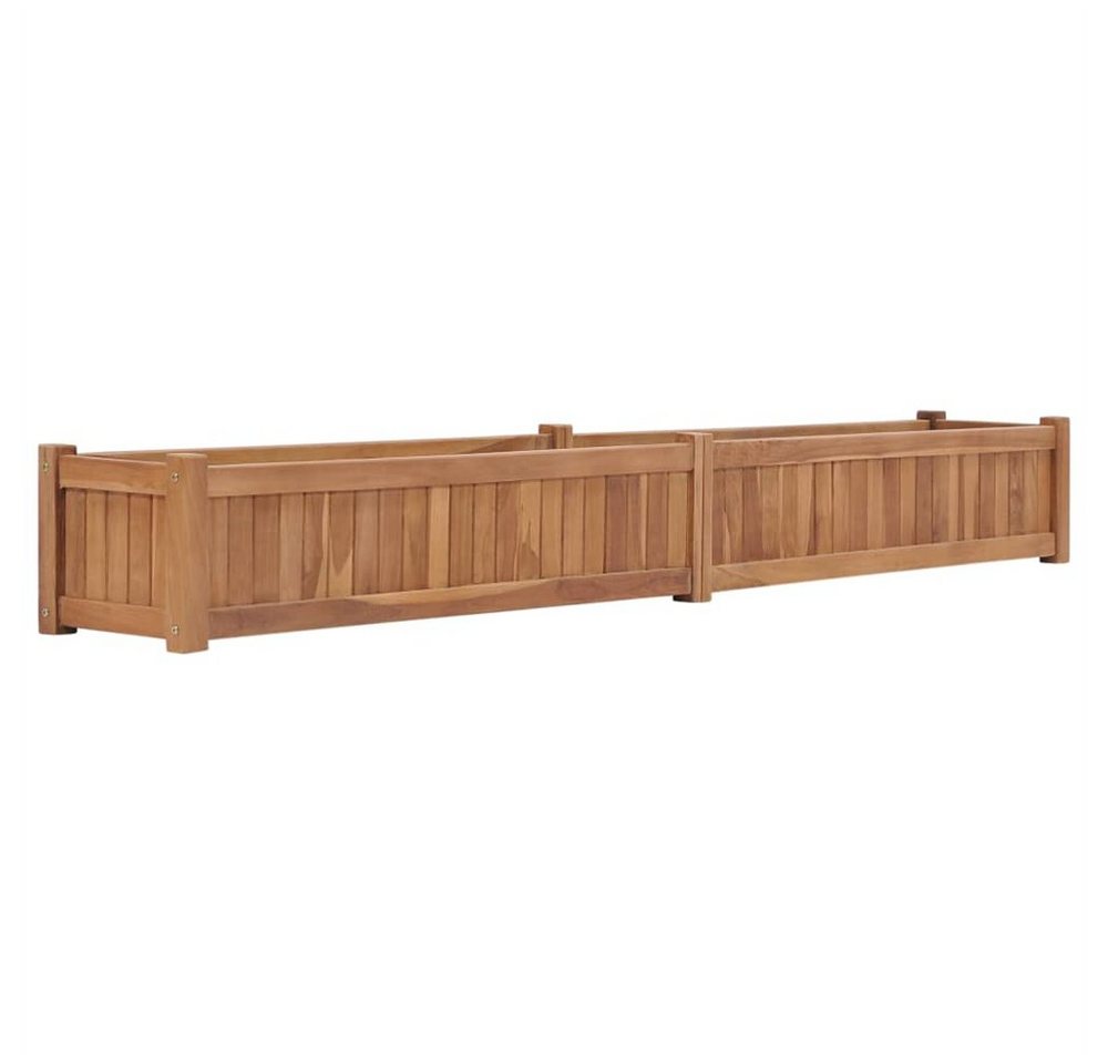 DOTMALL Blumenkasten Hochbeet 200x30x25 cm Massivholz Teak von DOTMALL