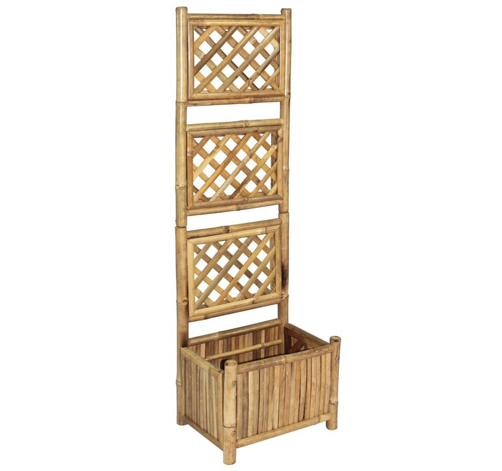 DOTMALL Blumentopf Pflanzenbehälter mit Spalier Bambus 40 cm von DOTMALL