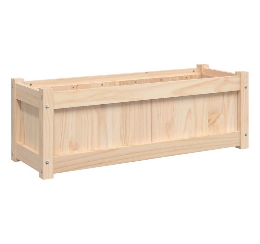 DOTMALL Blumentopf Pflanzkübel Outdoor Balkon außen groß Holz Garten,90x31x31 cm von DOTMALL