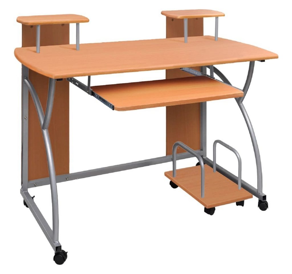 DOTMALL Computertisch Computertisch Braun 110x52x88,5 cm Holzwerkstoff von DOTMALL