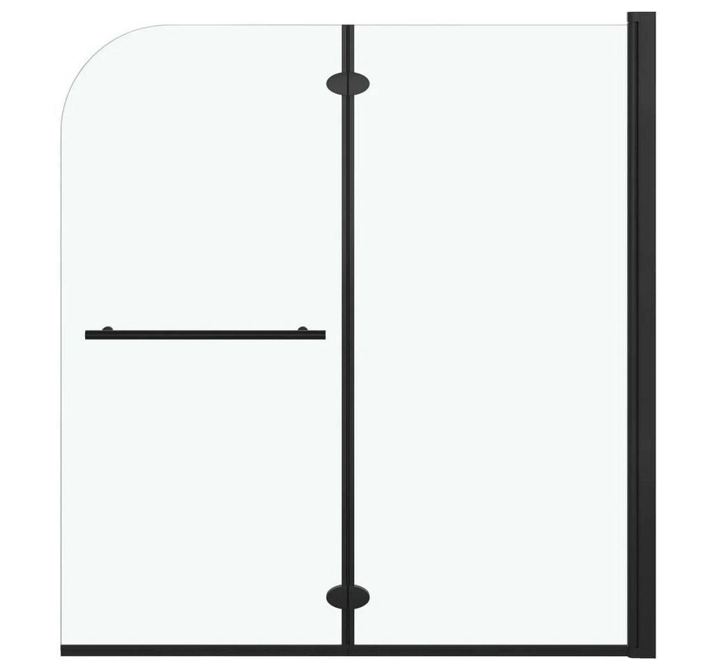 DOTMALL Duschwand 2 Paneele Faltbar für Dusche, Sicherheitsglas,Faltwand, ESG Glas von DOTMALL