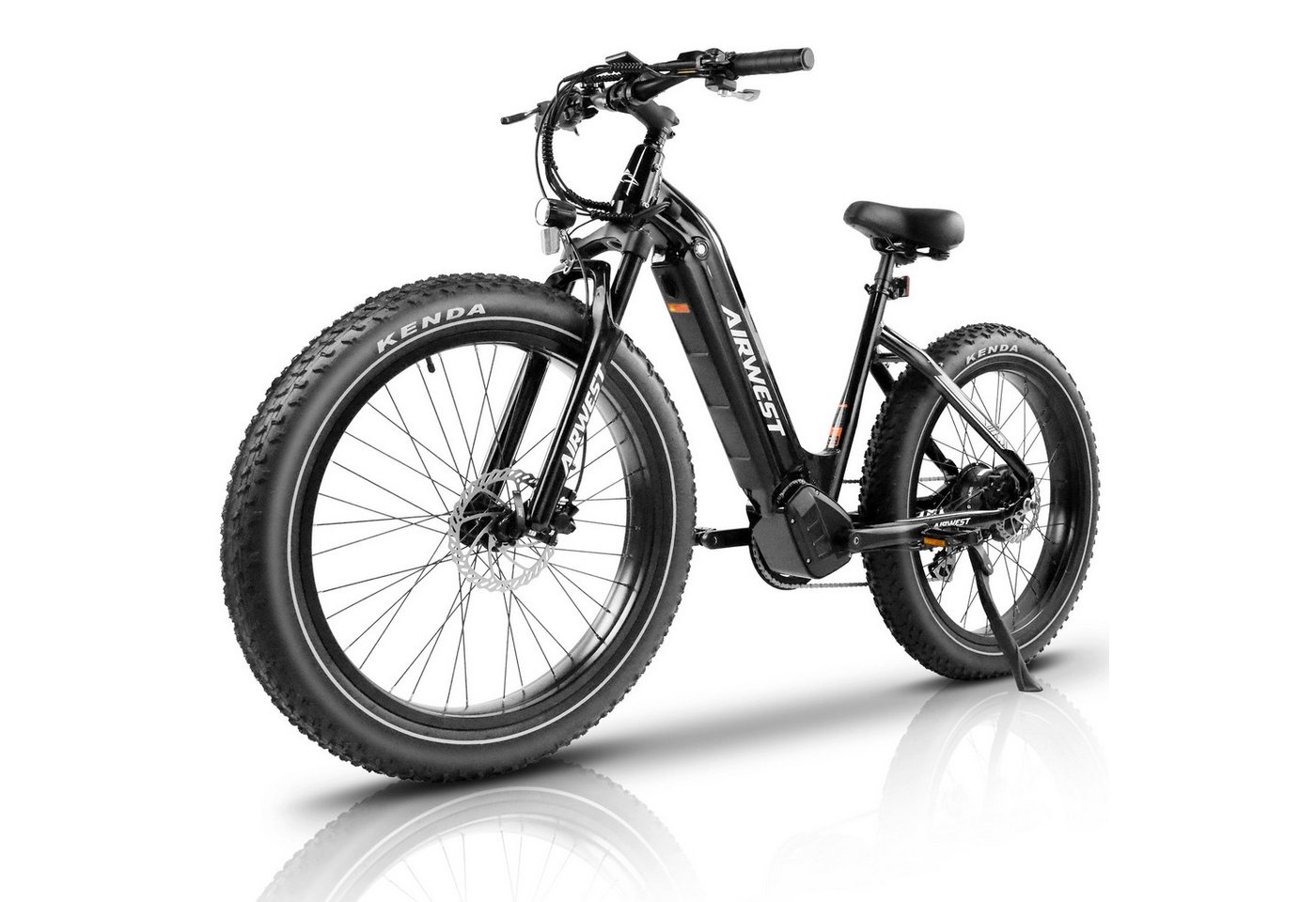 DOTMALL E-Bike AIRWEST AIR2602 26 zoll Elektrofahrrad mit 48 V15Ah Akku 250W motor von DOTMALL