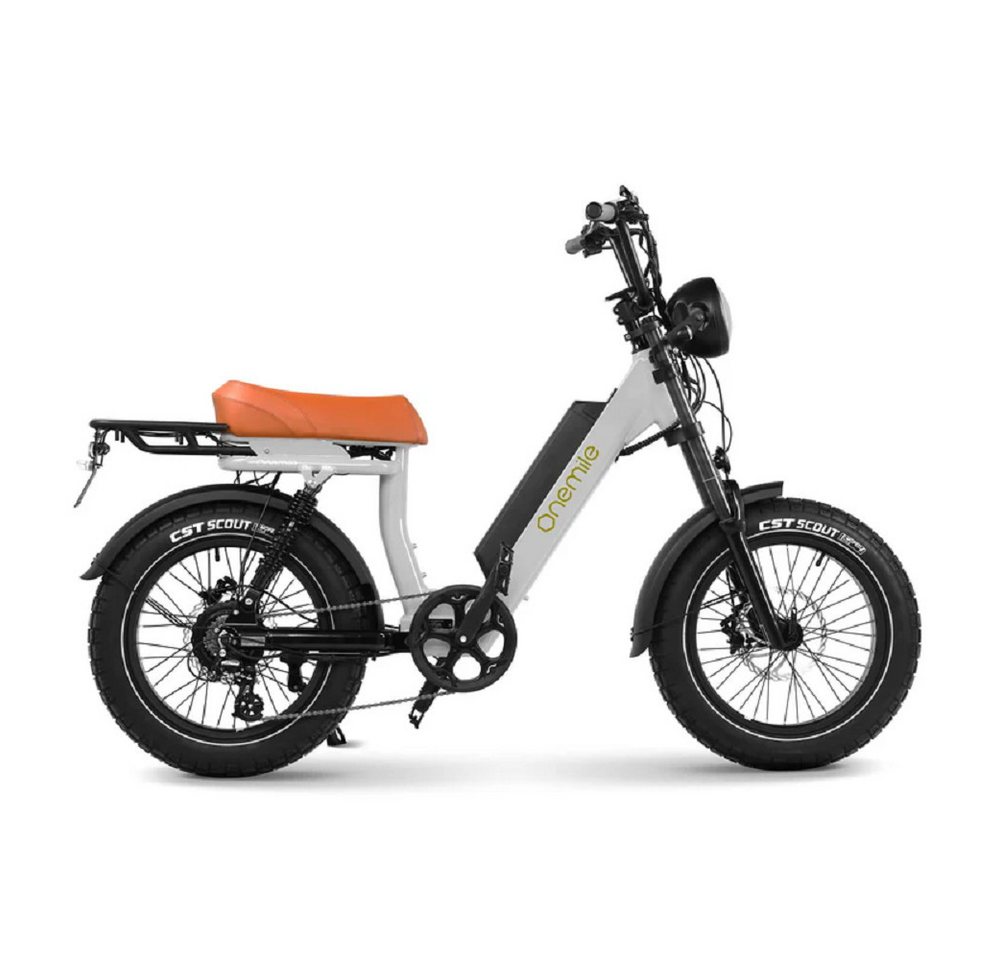 DOTMALL E-Bike Cityrad Onemile Scrambler Pro V,52V 19.2AH Akku,25 km/h, Shimano 7 Gang von DOTMALL