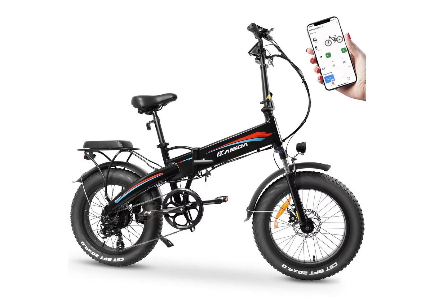 DOTMALL E-Bike E-Bike 48V15AH 20 Zoll Elektrofahrrad Pedelec mit 7 Gang shimano von DOTMALL