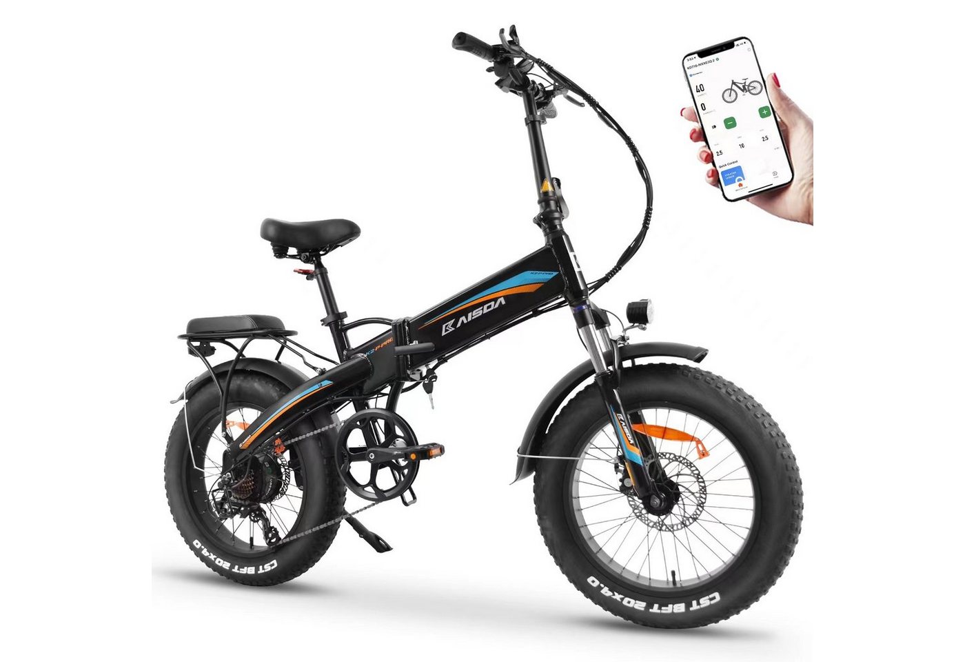 DOTMALL E-Bike E-Bike 48V15AH 20 Zoll Elektrofahrrad Pedelec mit 7 Gang shimano von DOTMALL