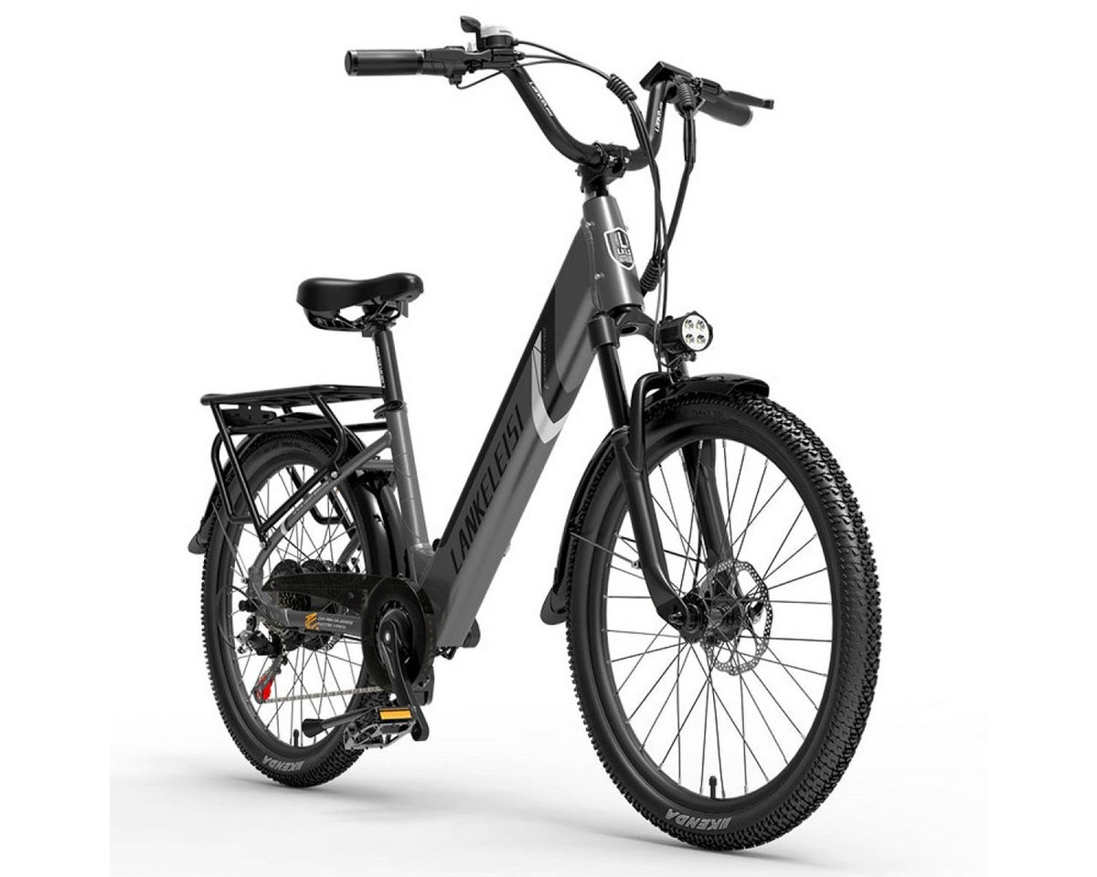 DOTMALL E-Bike LANKELEISI ES500PRO 24 zoll Cityrad 48V14.5ah, 500W Elektrofahrrad von DOTMALL