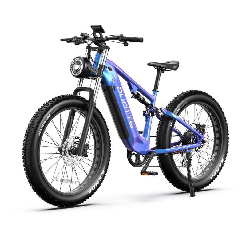 DOTMALL E-Bike Mountainbike 48V 20Ah DUOTTS 26ich Fat Bike Vollfederung E-MTB Unterstützung APP von DOTMALL