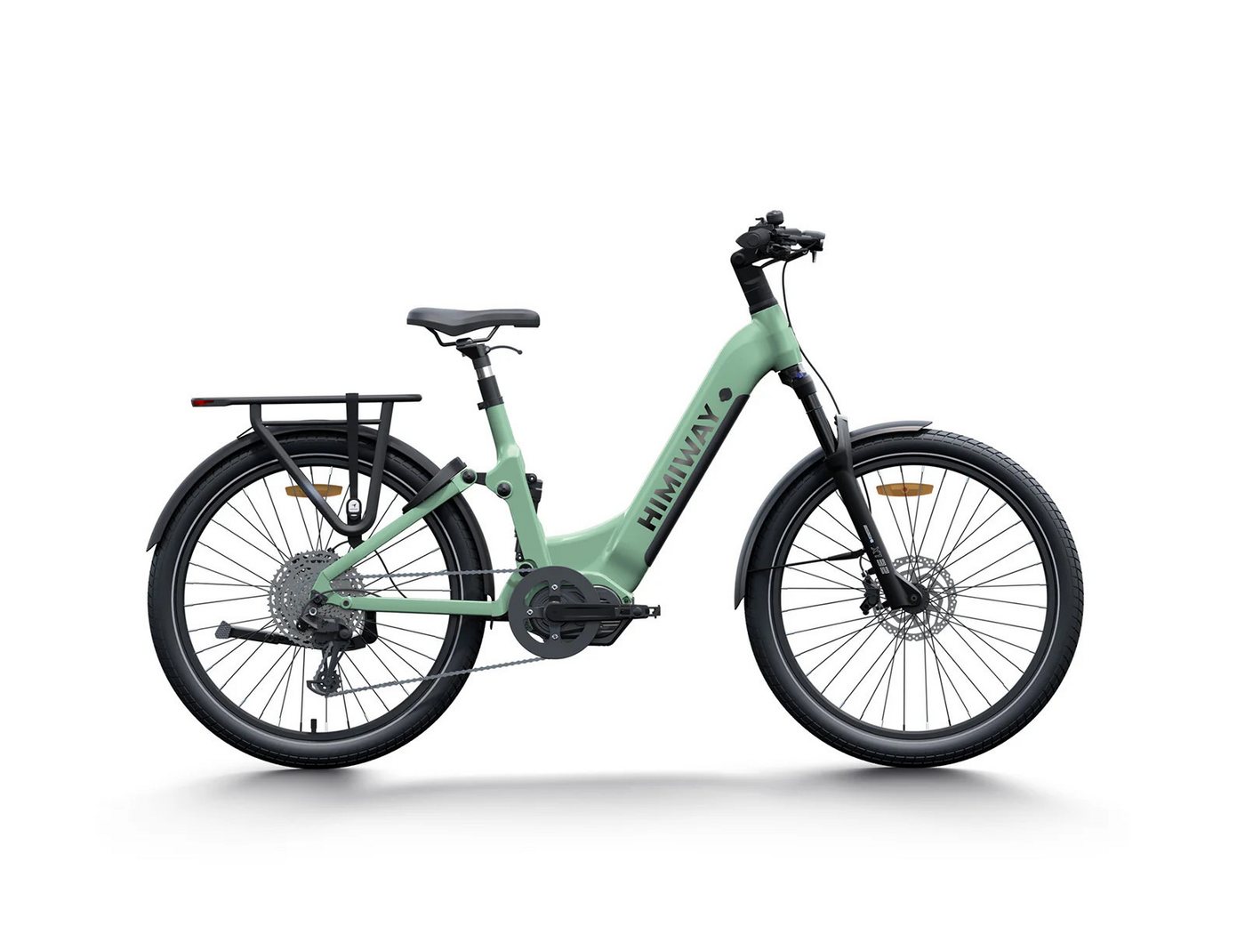 DOTMALL E-Bike Cityrad Stadtelektrorad für Pendler HIMIWAY A7 PRO,9-Gang 48V 15Ah von DOTMALL