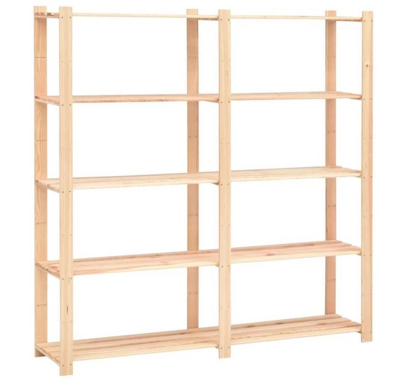 DOTMALL Einlegeboden Massivholz-Regal mit 5 Böden, als Lagerregal, mit 500kg Tragkraft von DOTMALL