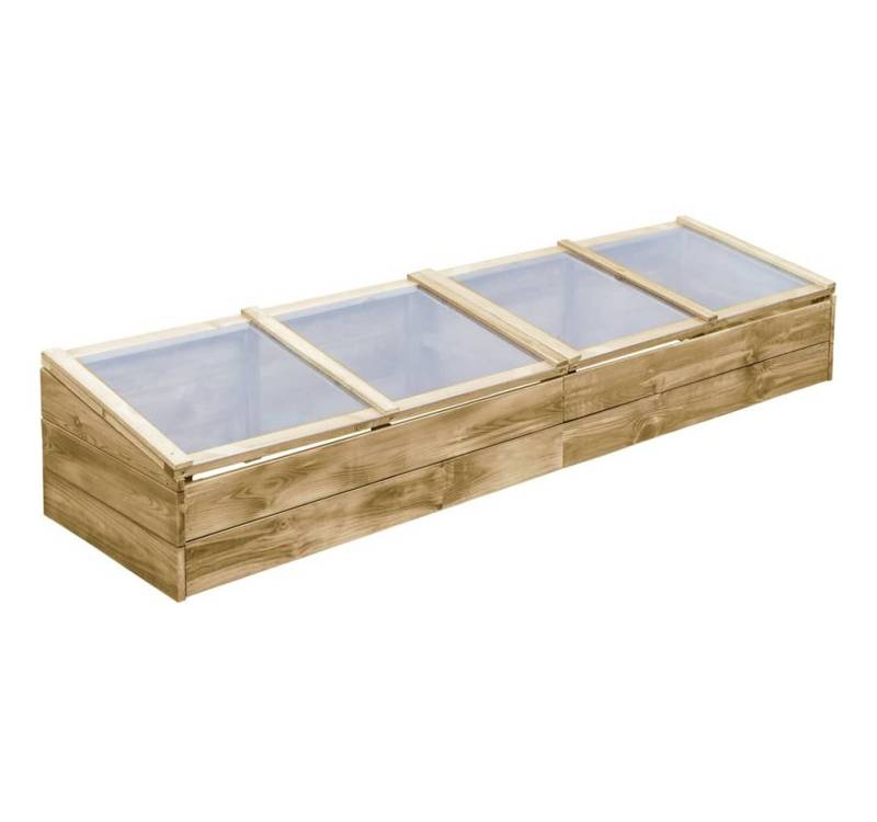 DOTMALL Foliengewächshaus 1 x Gartengewächshaus, mit Abdeckung,200 x 50 x 35 cm von DOTMALL