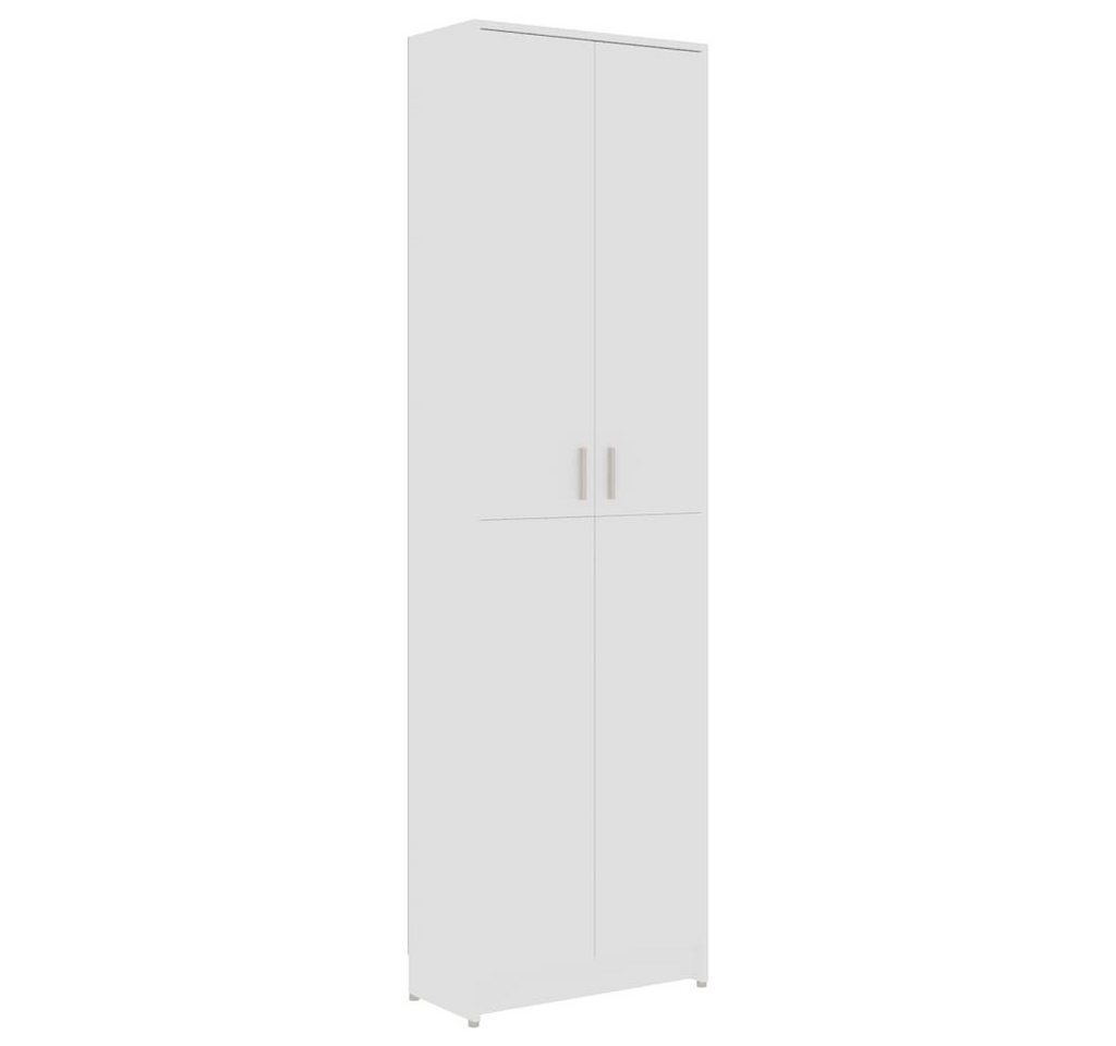 DOTMALL Garderobenschrank Garderobenschrank Weiß 55x25x189 cm Holzwerkstoff von DOTMALL