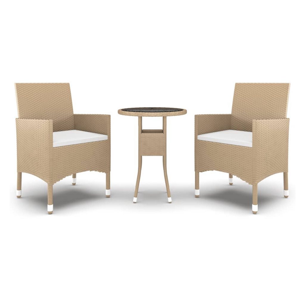 DOTMALL Garten-Essgruppe 3-tlg. Garten-Essgruppe Poly Rattan DOTMALL Garten-Essgruppe 3-tlg. Garten-Essgruppe Poly Rattan von DOTMALL