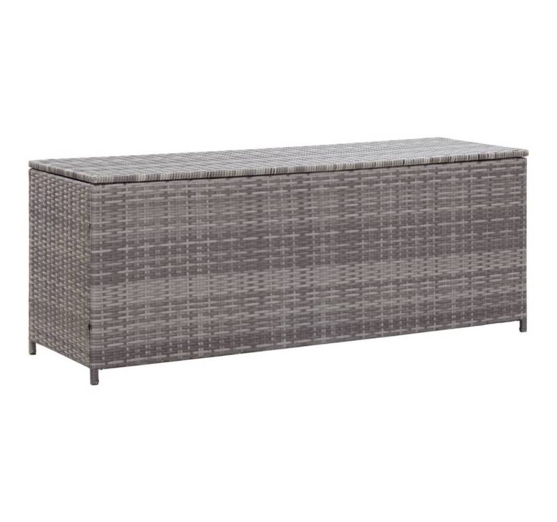DOTMALL Gartenbox Auflagenbox aus Polyrattan und Stahlgestell,150 x 50 x 60 cm von DOTMALL