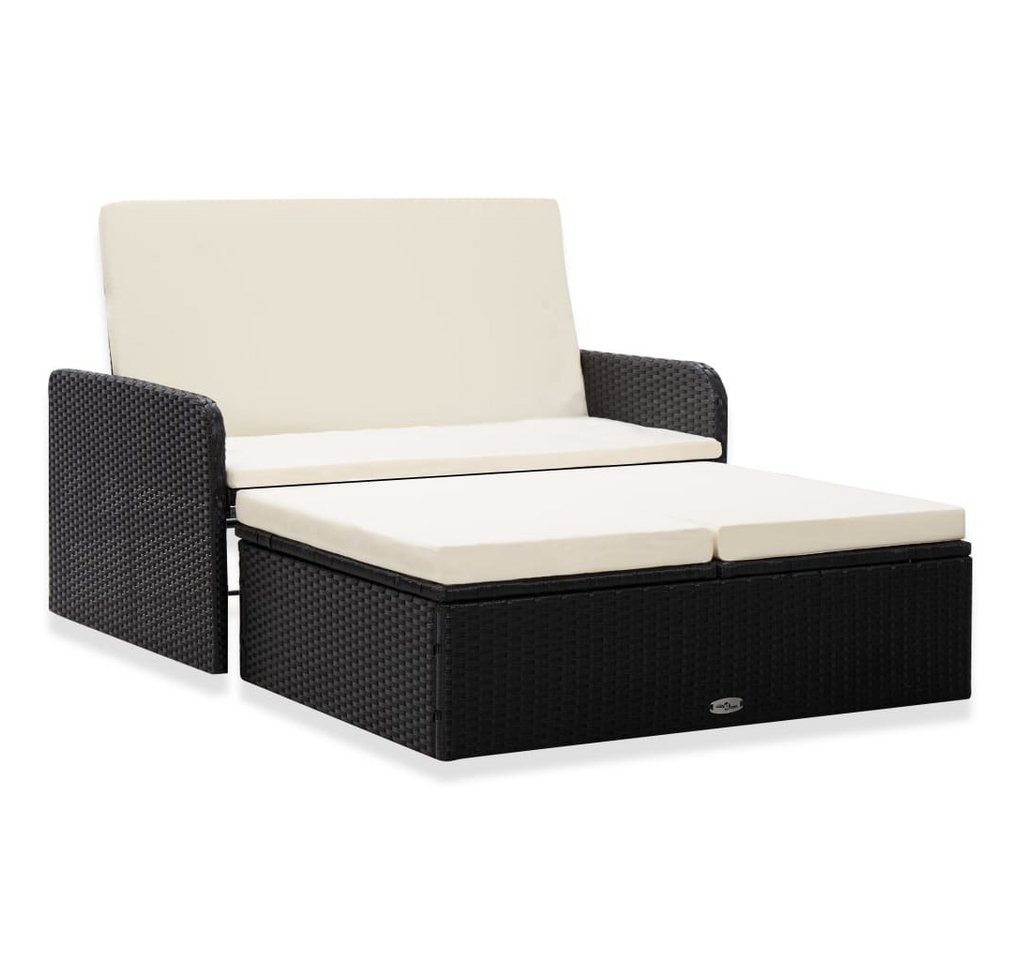 DOTMALL Gartenlounge-Set Garten-Sofa aus Polyrattan (Set, 2-tlg) UV-resistent, wetterfest von DOTMALL