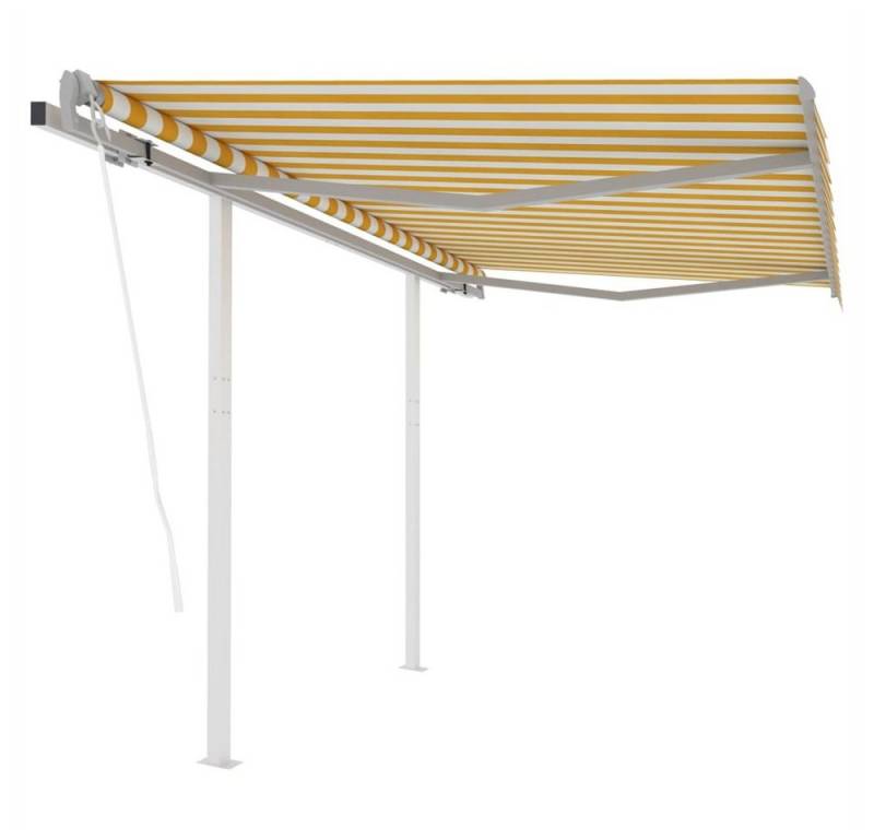 DOTMALL Gelenkarmmarkise Automatisch einziehbare Markise,Wandhalterung mit Metallbolzen,Gelb DOTMALL Gelenkarmmarkise Automatisch einziehbare Markise,Wandhalterung mit Metallbolzen,Gelb von DOTMALL