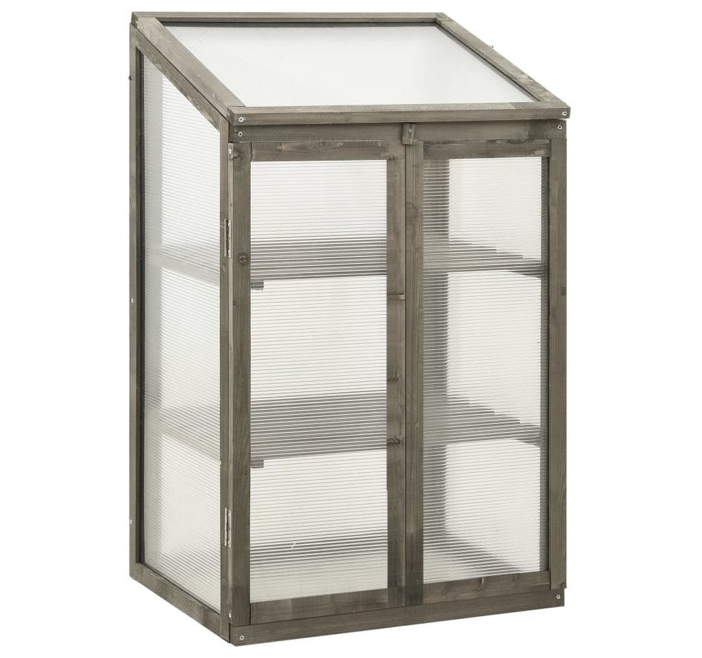 DOTMALL Gewächshaus 2 Etage mit Doppeltüren,aus Holz, wetterfest,60x45x100 cm DOTMALL Gewächshaus 2 Etage mit Doppeltüren,aus Holz, wetterfest,60x45x100 cm von DOTMALL