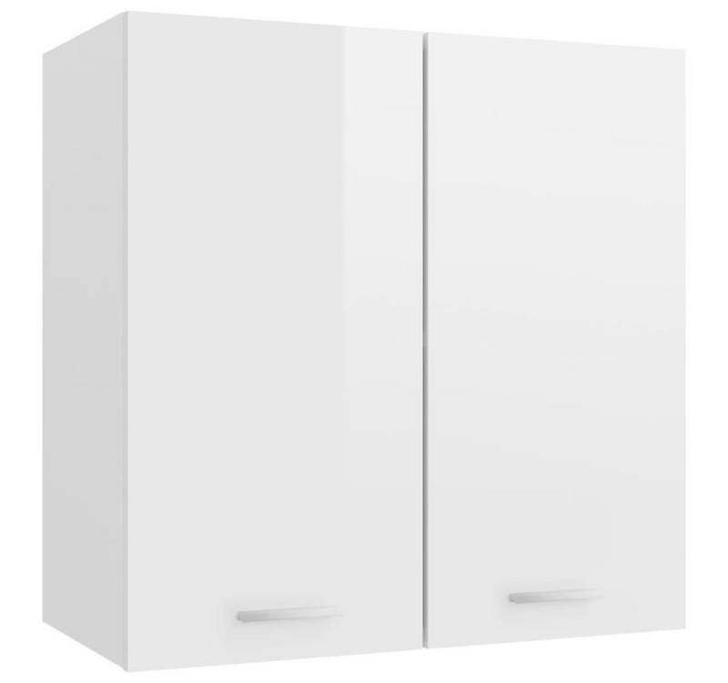 DOTMALL Hängeschrank Hängeschrank Hochglanz-Weiß 60x31x60 cm Holzwerkstoff von DOTMALL