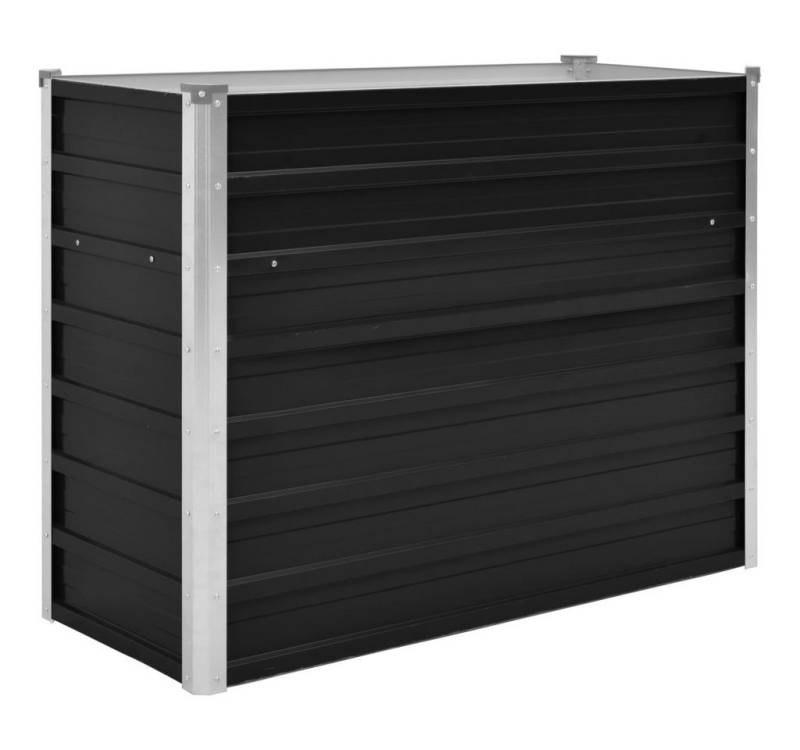 DOTMALL Hochbeet Garten-Hochbeet Anthrazit 100 x 40 x 77 cm Verzinkter Stahl von DOTMALL