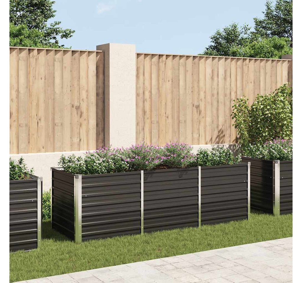 DOTMALL Hochbeet Garten-Hochbeet Anthrazit 240 x 80 x 77 cm Verzinkter Stahl DOTMALL Hochbeet Garten-Hochbeet Anthrazit 240 x 80 x 77 cm Verzinkter Stahl von DOTMALL