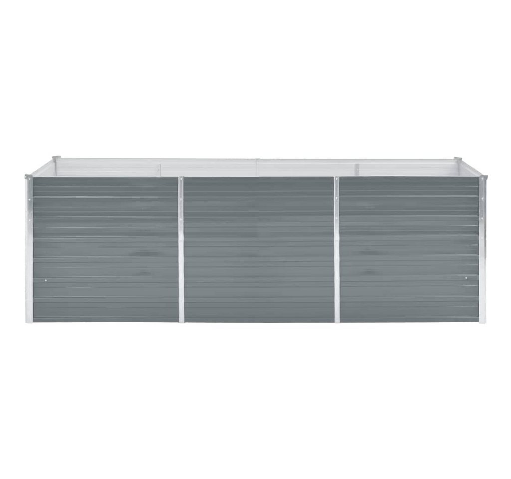 DOTMALL Hochbeet Garten-Hochbeet Verzinkter Stahl 240x80x77 cm Grau von DOTMALL