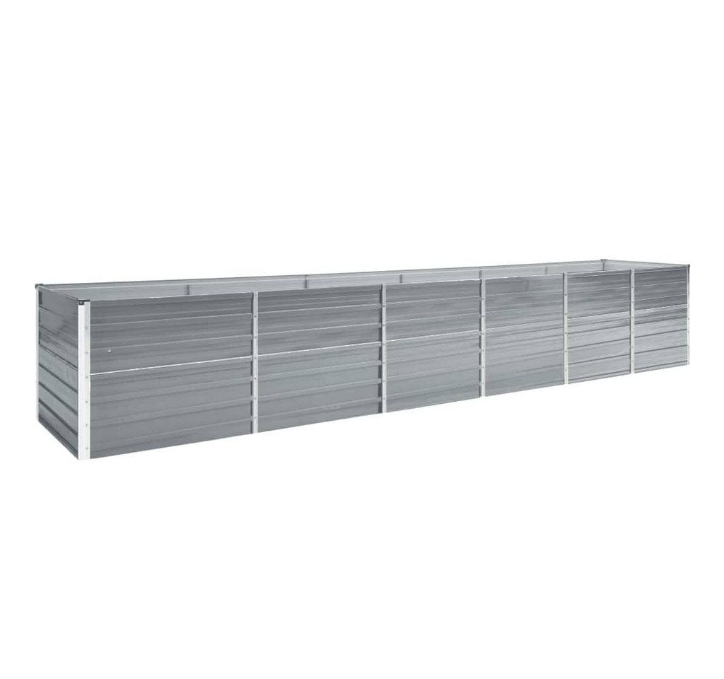 DOTMALL Hochbeet Garten-Hochbeet Verzinkter Stahl 480x80x77 cm Grau von DOTMALL