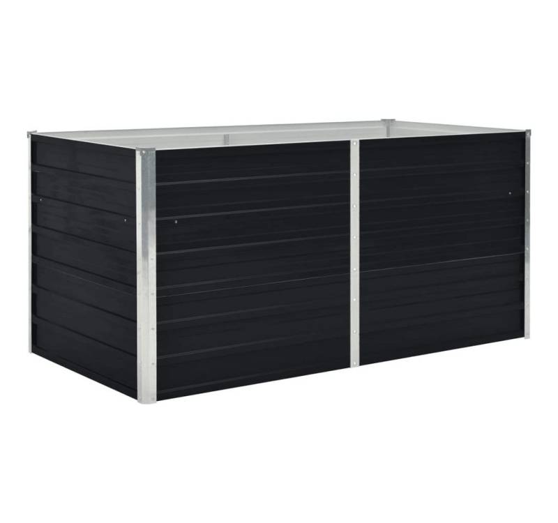 DOTMALL Hochbeet Hochbeet 320 x 40 x 77 cm Verzinkter Stahl Anthrazit von DOTMALL