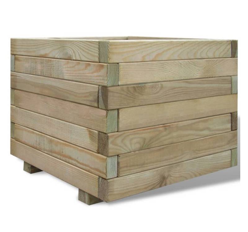 DOTMALL Hochbeet Hochbeet 50x50x40 cm Holz Quadratisch von DOTMALL
