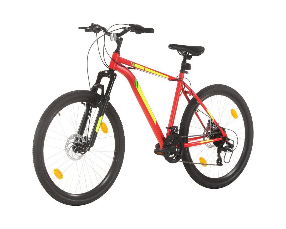 DOTMALL Jugendfahrrad Mountainbike 21 Speed 27,5 Zoll Laufrad 42cm Rot Erwachsener von DOTMALL