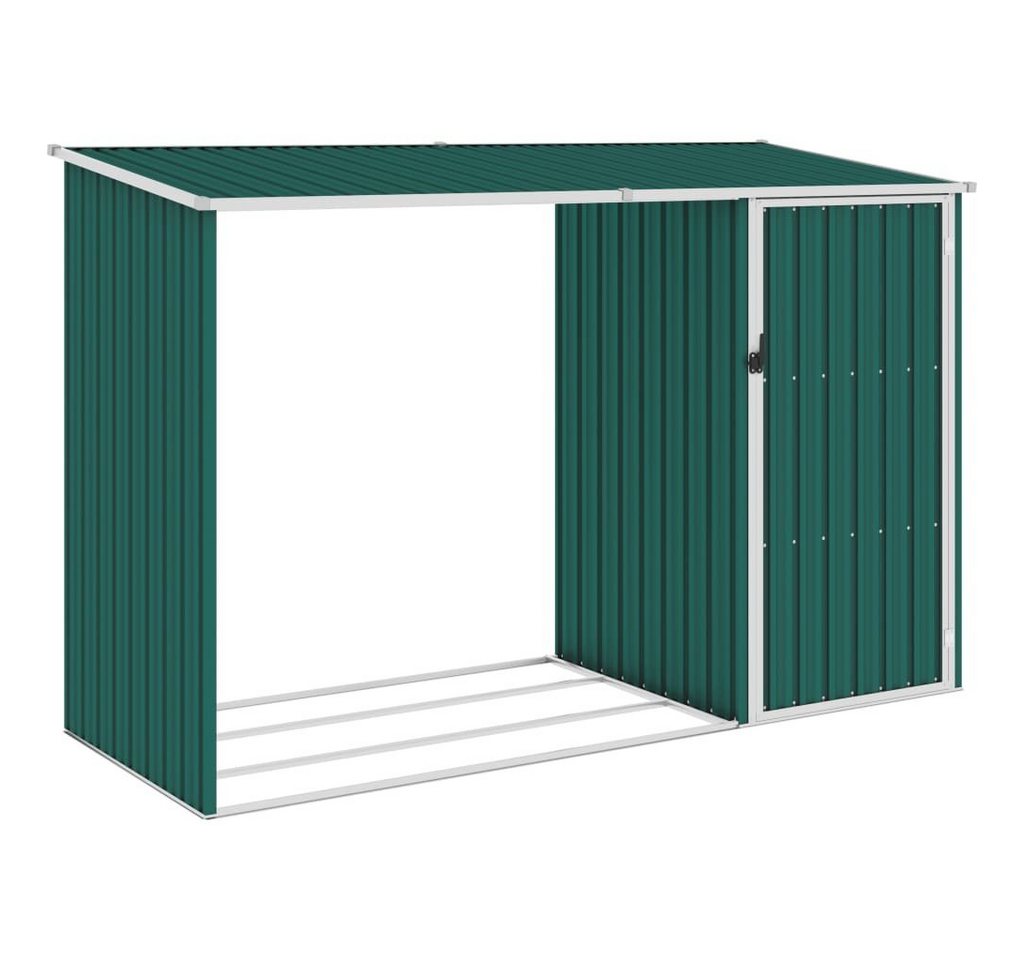 DOTMALL Kaminholzregal 2-in-1 Gartenschuppen aus Verzinkter Stahl, BxTxH:245x98x159 cm DOTMALL Kaminholzregal 2-in-1 Gartenschuppen aus Verzinkter Stahl, BxTxH:245x98x159 cm von DOTMALL