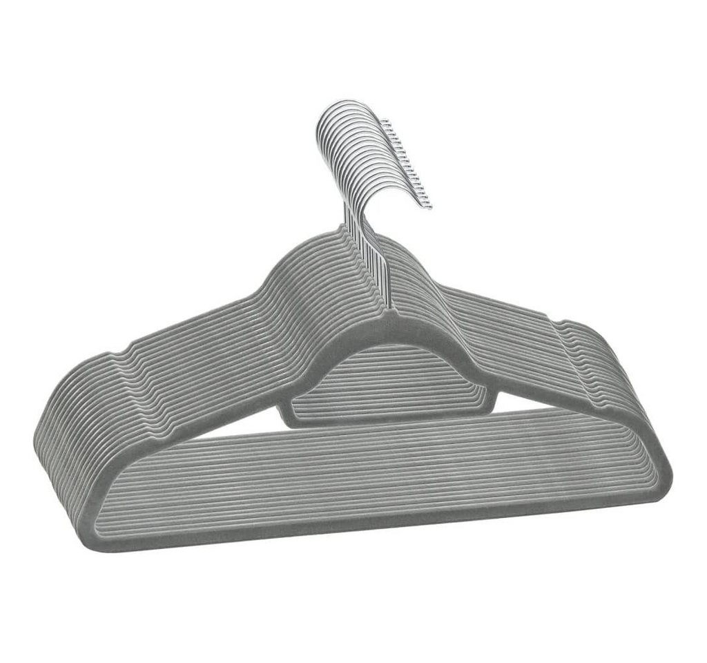 DOTMALL Kleiderbügel Samt Anzugbügel, Premium Bügel, 360° drehbar, Anti-Rutsch Bügel, (20-tlg) von DOTMALL