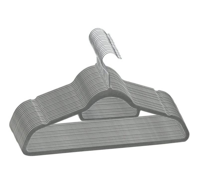 DOTMALL Kleiderbügel Samt Anzugbügel, Premium Bügel, 360° drehbar, Anti-Rutsch Bügel, (20-tlg) von DOTMALL