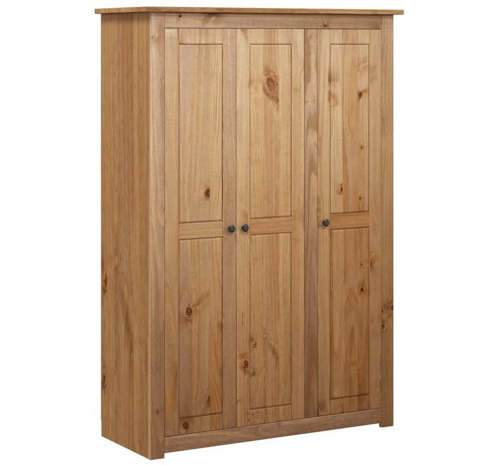 DOTMALL Kleiderschrank Garderobenschrank (BxHxT: 118×50×171,5 cm) aus Massivholz mit 3 Türen von DOTMALL