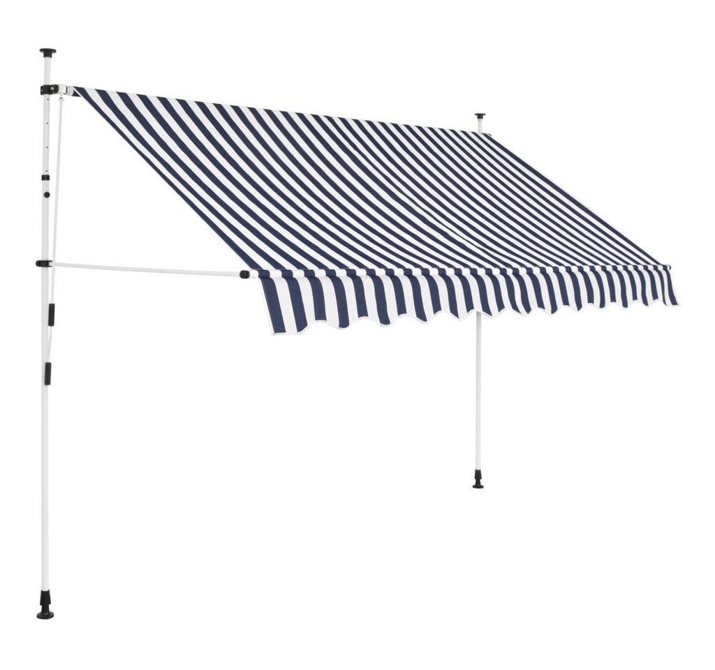 DOTMALL Klemmmarkise UV-beständige, Höhenverstellbare, aus Metall und Polyester 300cm von DOTMALL