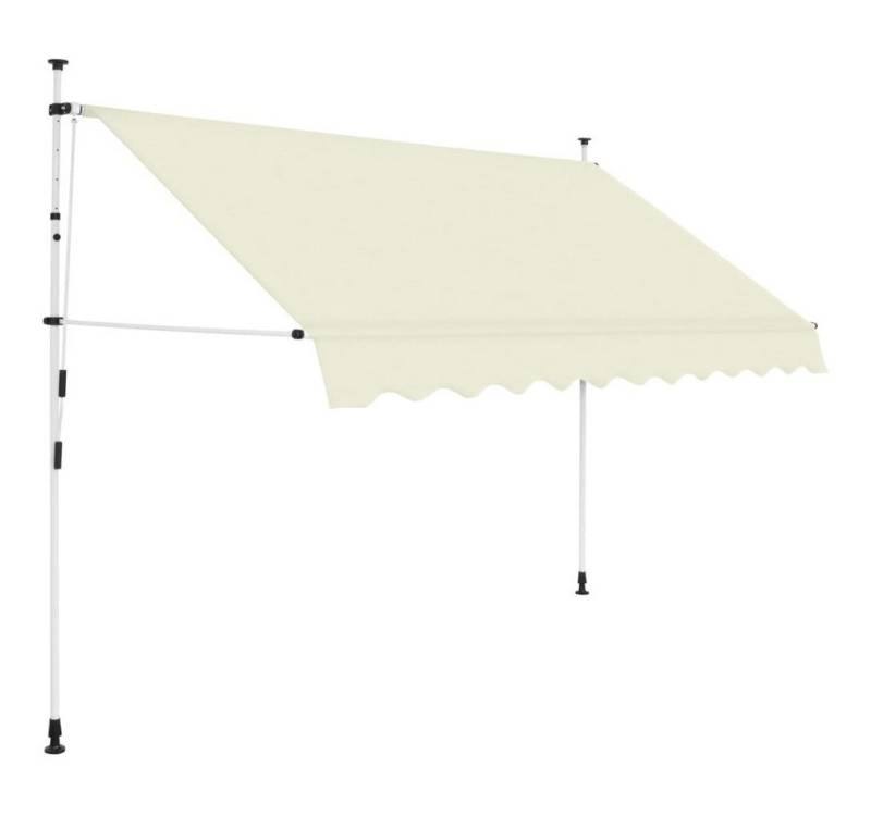 DOTMALL Klemmmarkise UV-beständige, Höhenverstellbare, aus Metall und Polyester 300cm von DOTMALL