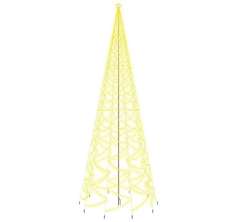 DOTMALL Künstlicher Weihnachtsbaum LED-Weihnachtsbaum mit Erdnägeln Blau 3000 LEDs 800 cm von DOTMALL
