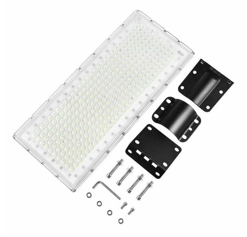 DOTMALL LED Flutlichtstrahler 300W LED Straßenleuchte Straßenlaterne Außen Garten Weiß Lampe IP67 von DOTMALL