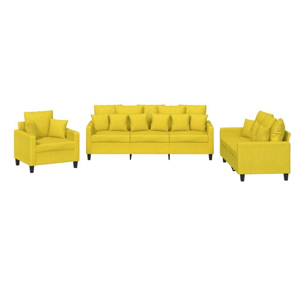 DOTMALL Loungesofa Sofagarnitur, (Set, 3-tlg), mit mit Kissen,Robustes und stabiles von DOTMALL