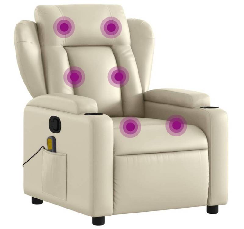 DOTMALL Massagesessel Ohrensessel,(1-St), Mit Liegefunktion,Vibration,Kunstleder,bis 110kg von DOTMALL
