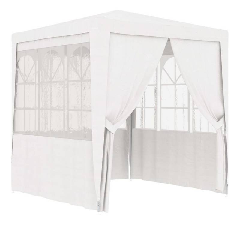 DOTMALL Partyzelt Profi-Partyzelt mit Seitenwänden 2×2m Weiß 90 g/m² von DOTMALL