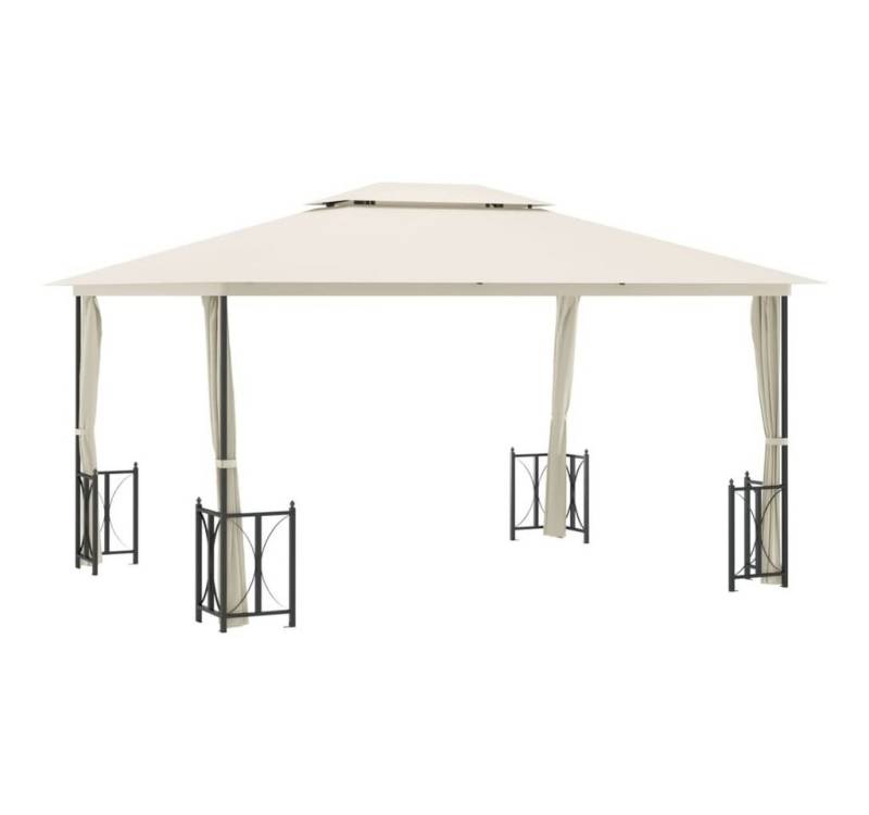 DOTMALL Pavillon Gartenzelt mit Seitenwänden & Doppeldach,Metall Gestell,4 x3 m DOTMALL Pavillon Gartenzelt mit Seitenwänden & Doppeldach,Metall Gestell,4 x3 m von DOTMALL