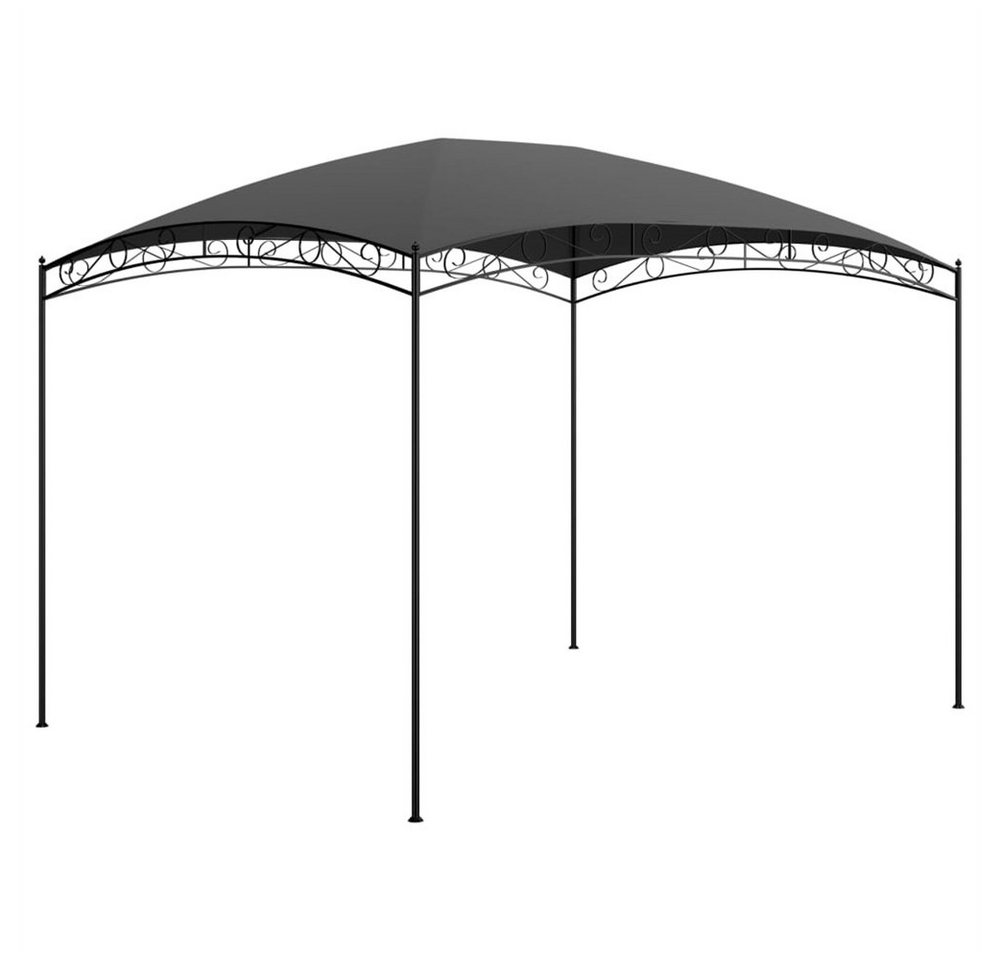 DOTMALL Pavillon Pavillon Anthrazit 180 g/m² Stahl, Stoff,3x4x2,65 m von DOTMALL