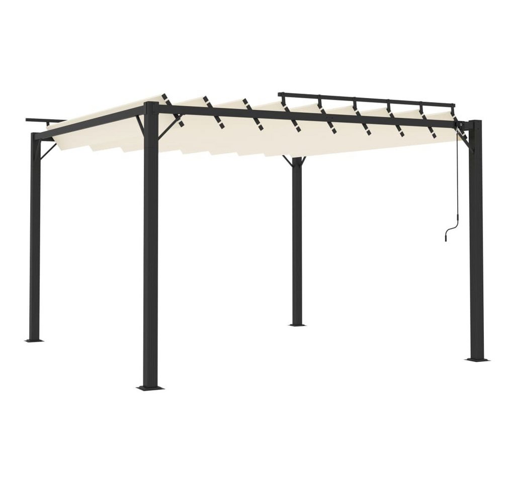 DOTMALL Pavillon Pergola (LxB: 300x300 cm), aus Stoff und Aluminium mit Lamellendach von DOTMALL