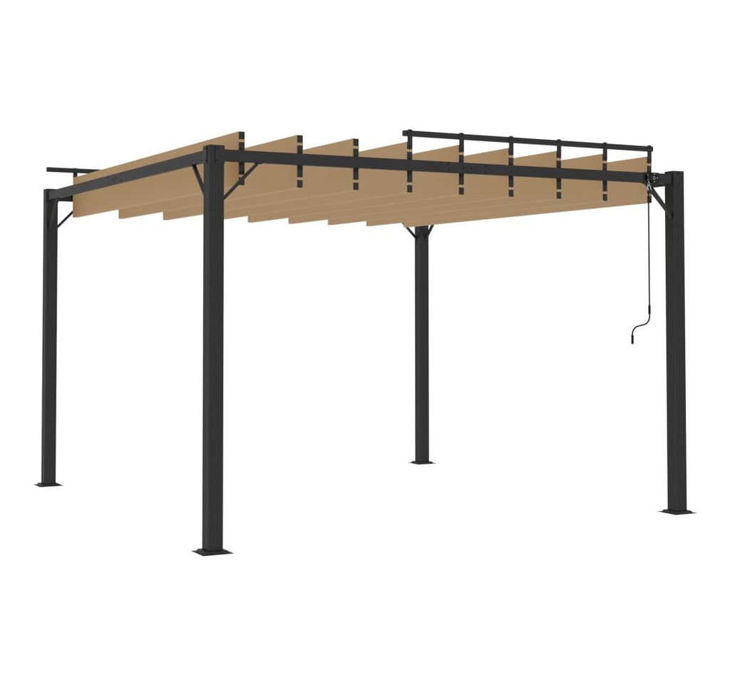 DOTMALL Pavillon Pergola (LxB: 300x300 cm), aus Stoff und Aluminium mit Lamellendach von DOTMALL