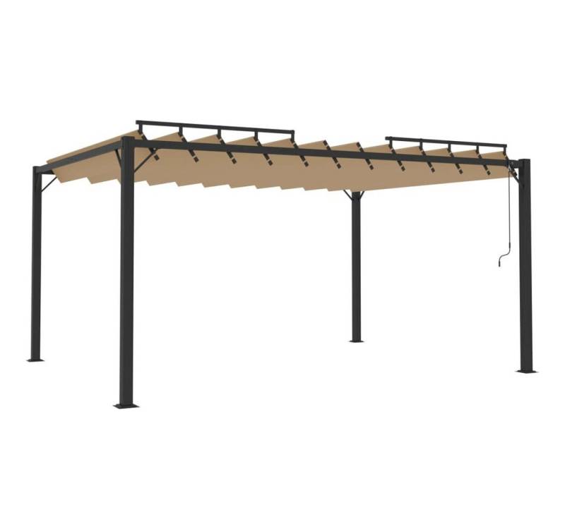 DOTMALL Pavillon Pergola (LxB: 300x400 cm), aus Stoff und Aluminium mit Lamellendach von DOTMALL