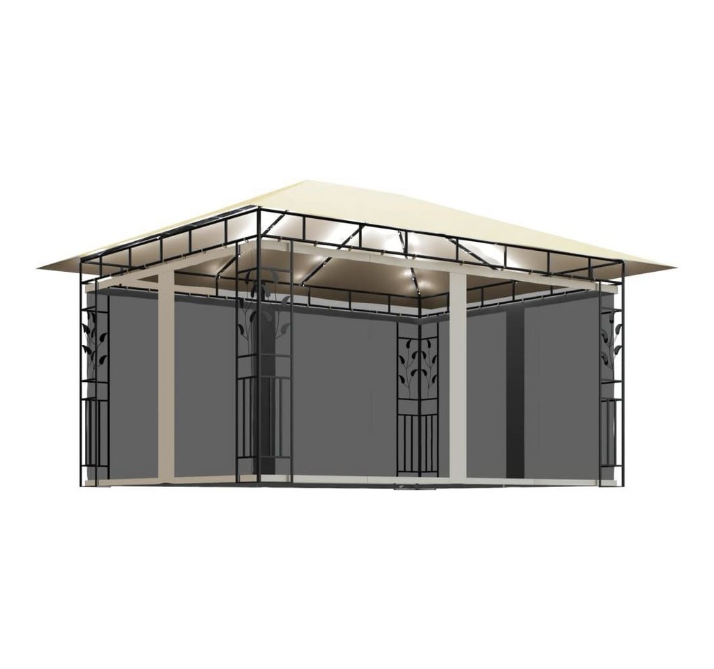 DOTMALL Pavillon mit Moskitonetz & LED-Lichterkette, (Set), BxT: 400x300 cm von DOTMALL